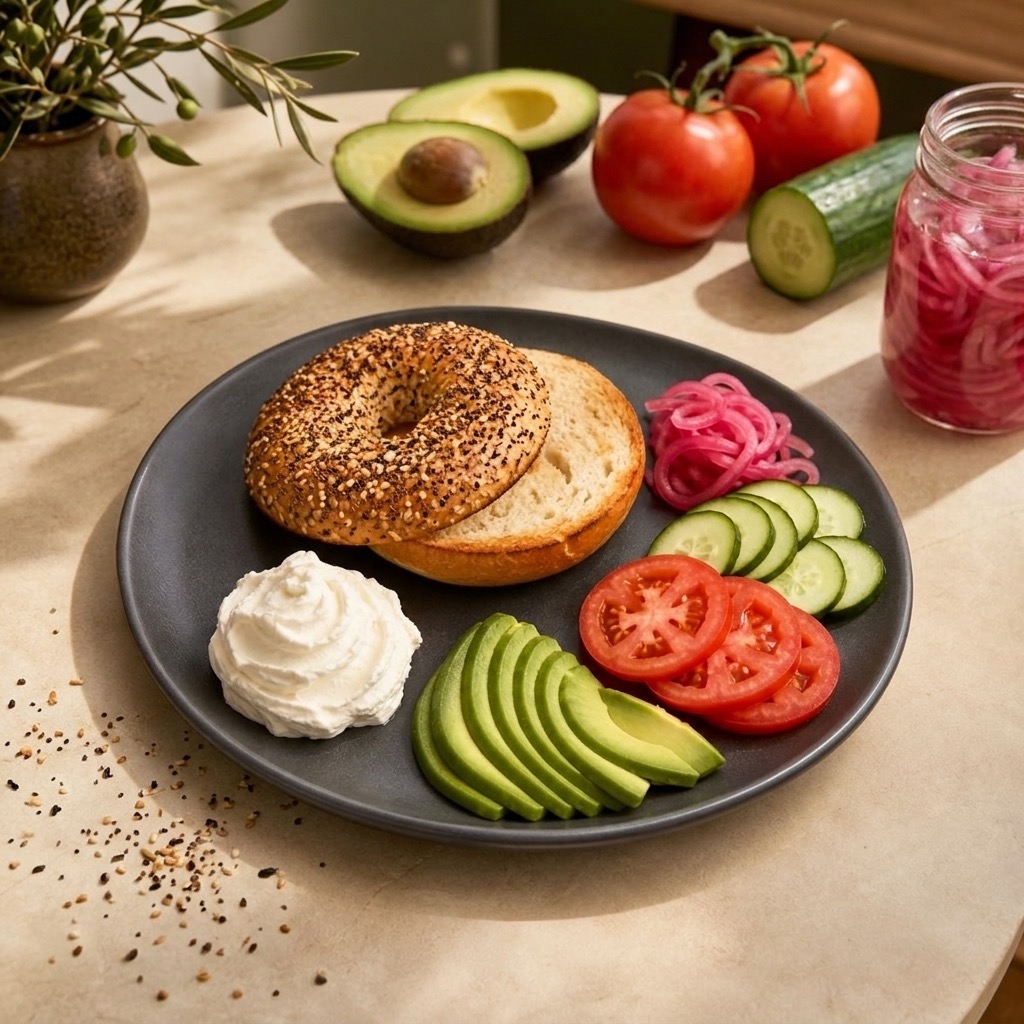 New at Cafe 295: Everything Bagel (Make Your Own)